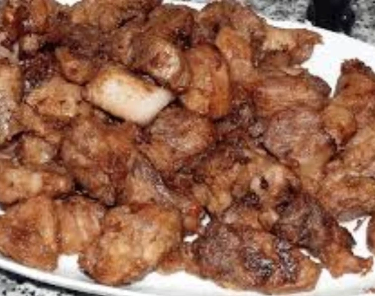 Masa de cerdo frita