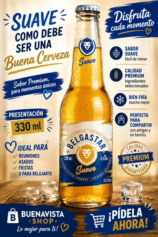 Cerveza Belga Star suave