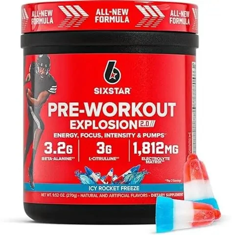 SIXSTAR PRE-WORKOUT EXPLOSION 2.0 – FÓRMULA AVANZADA