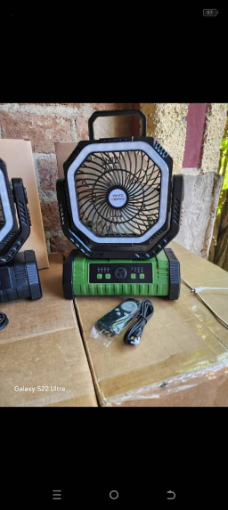 Ventilador recargable