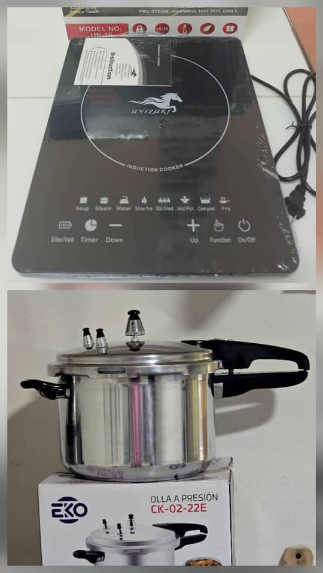 Fogón de inducción unizuki con olla de inducción