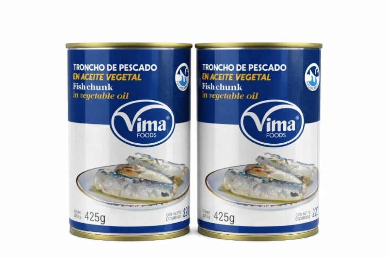 Tronchos de pescado con aceite vegetal Vima 425g